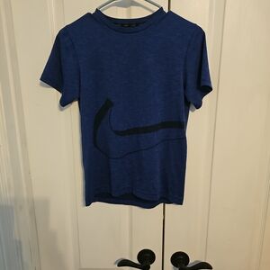 Nike Blue Dri-FIT Shirt with White Accents